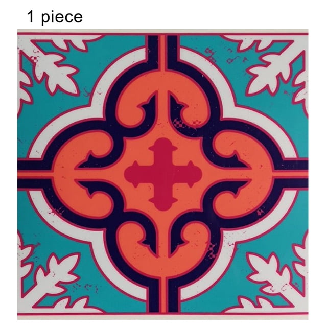 yeacher Self-Adhesive PVC Tile Stickers, Waterproof & Oil-Resistant, 20x20cm, Easy Peel & Stick, Removable Kitchen Decor Upgrade, 40 Styles Available, 1-Piece Pack