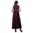 thumbnail image 4 of Moomaya Robes Chemises à Col pour Femmes Imprimées en Rayonne à Boutons Robes Maxi pour Femmes, 4 of 4