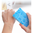 thumbnail image 3 of Brosse de Douche Éponge Exfoliante Ultra Douce Dessin Animé, Bleu 4 Pcs, 3 of 4