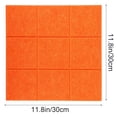 thumbnail image 2 of EXHUMKY Practical Design Felt Board Orange For Home Decor 1Pcs, 2 of 6
