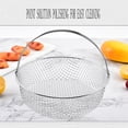 thumbnail image 5 of Kbndieu Fryer Basket 304 Stainless Steel Breath Fryer Basket Double-Ear Handle Mesh Basket Steamerss Round Grill Steam Rack Dehydration Rack Filter Basket Kitchen Essentials, 5 of 5