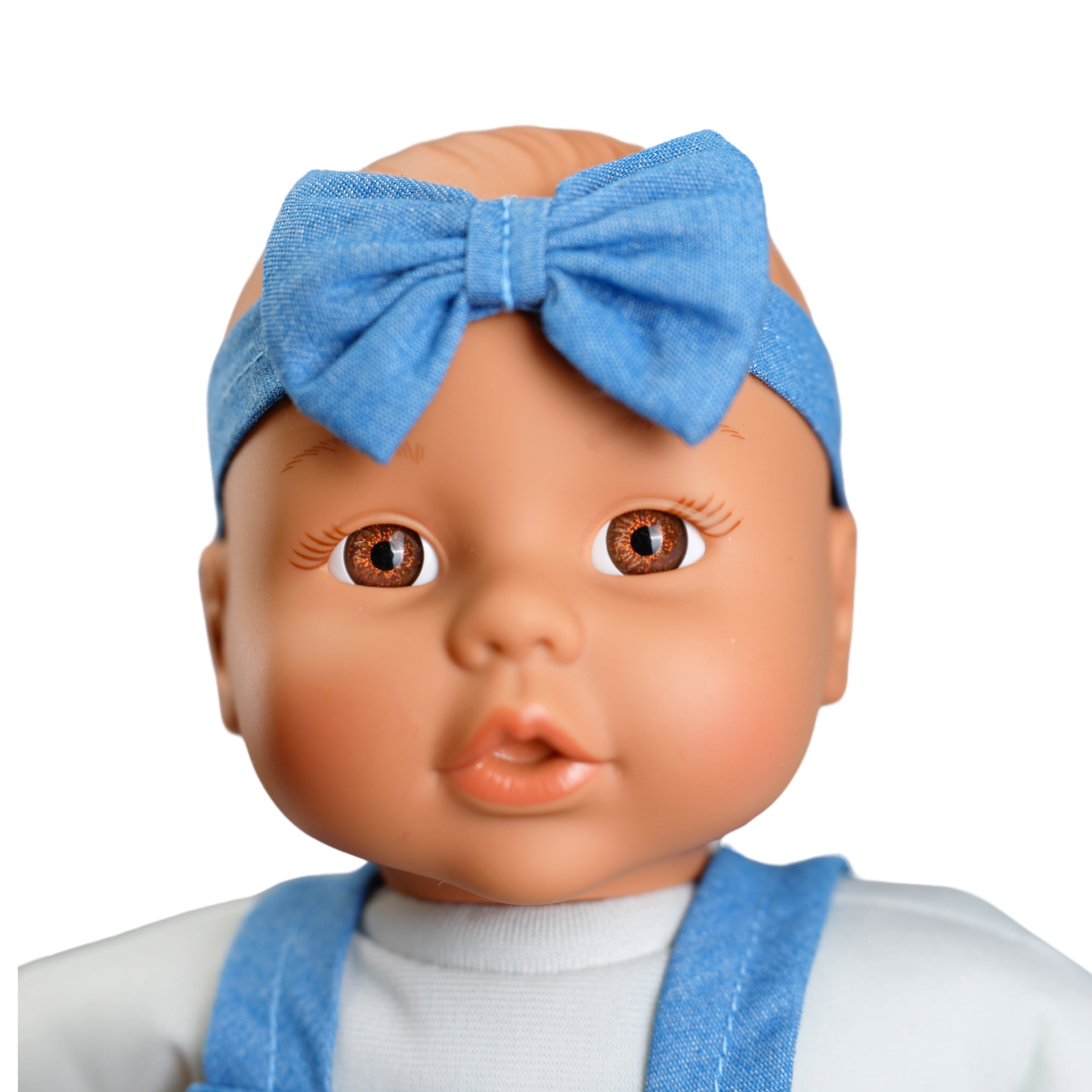 My Sweet Baby – Poupée Bébé Douce 12 pouces, Tenue chambray