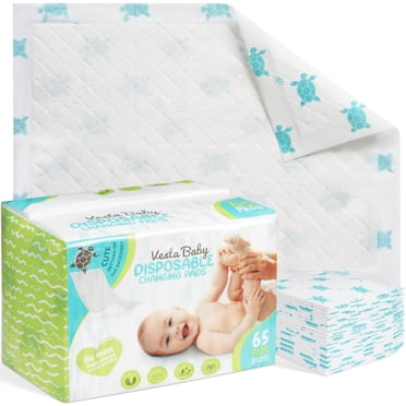 Vesta Baby Doublures de Matelas à Langer Jetables - 38 x 50 cm - Lot de 65