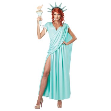 (1xl, women1x(16-18)) - Lady Liberty Plus Size Costume
