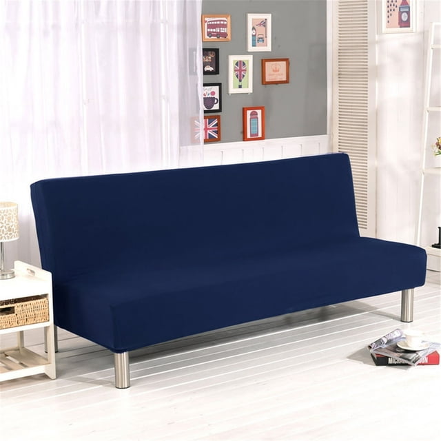 CHOK 2024 Housses de Futon pour Canapé Housse de Futon Housse de Futon Pliable Housse de Canapé Unie Housse de Futon Housse Extensible en Polyester Housse Tout Inclus Housse de Canapé