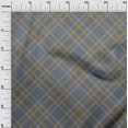 thumbnail image 2 of oneOone Georgette Viscose Fabric Tartan Check Printed Craft Fabric BTY 42 Inch Wide, 2 of 4
