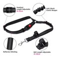 thumbnail image 3 of AMERTEER Adjustable Bungee Safety Seatbelt for Pets  Black, 3 of 7