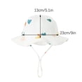 thumbnail image 3 of Birdeem Toddler Baby Summer Sun Protection Fashion Print Outdoor Sun-Hat Cute Sunscreen Hat Cap, 3 of 4