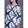 thumbnail image 2 of Bimba Kurti Imprimé Manches 3/4 Tenue d'Été Tunique Droite pour Femmes, 2 of 6