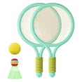 thumbnail image 3 of Durable Kids Tennis Rackets Set 1Pcs Tennis Balls 1Pcs Badminton for Starter Players Kindergarten Beginner Training green, 3 of 7