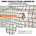 thumbnail image 3 of KFFKFF Baseball Hitting Enclosure, Net and Frame for Baseball and Softball Batting, Portable Practice Cage with Transportation Bag, 22FT, 3 of 9