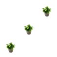 thumbnail image 4 of Decodeary Green Eco-friendly Artificial Money Tree In Pot Long-lasting Durability Realistic Appearance new blue babysbreath 3Set, 4 of 6