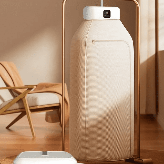 Foldable Electric Clothes Dryer with Remote Control – Portable, Multifunctional, Travel-Friendly, Timer Function