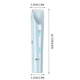 thumbnail image 3 of Tondeuse pour Femmes à Double Tête avec Chargement USB, Lames Rondes Doubles pour Zones Sensibles, Épilateur Étanche IPX7, Tondeuse en Acier Inoxydable pour Parties Intimes, Comprend Brosse et USB, 3 of 6