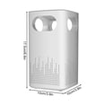thumbnail image 2 of Chmadoxn Air Purifiers AirPurifiers For Bedroom, Filter With Sleep Model, 24db Filtration System, 360° For Pet Dander Allergie, White Air Purifiers, 2 of 9