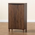 thumbnail image 2 of Baxton Studio Armoire de Rangement pour Chaussures à 2 Portes, Fini Brun et Gris Foncé, 2 of 12