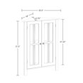 thumbnail image 3 of Armoire d’angle à deux portes Danbury - Blanc, 3 of 9