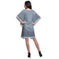 thumbnail image 4 of Moomaya Robe Courte de Caftan de Plage, Robe de Couverture Imprimée, Kaftan pour Femmes, Tenue de Plage, Couverture, 4 of 4