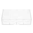 thumbnail image 1 of Miangastore Poker Chip Storage Box Transparent 1Pack 6.48X3.54X1.57in, 1 of 9
