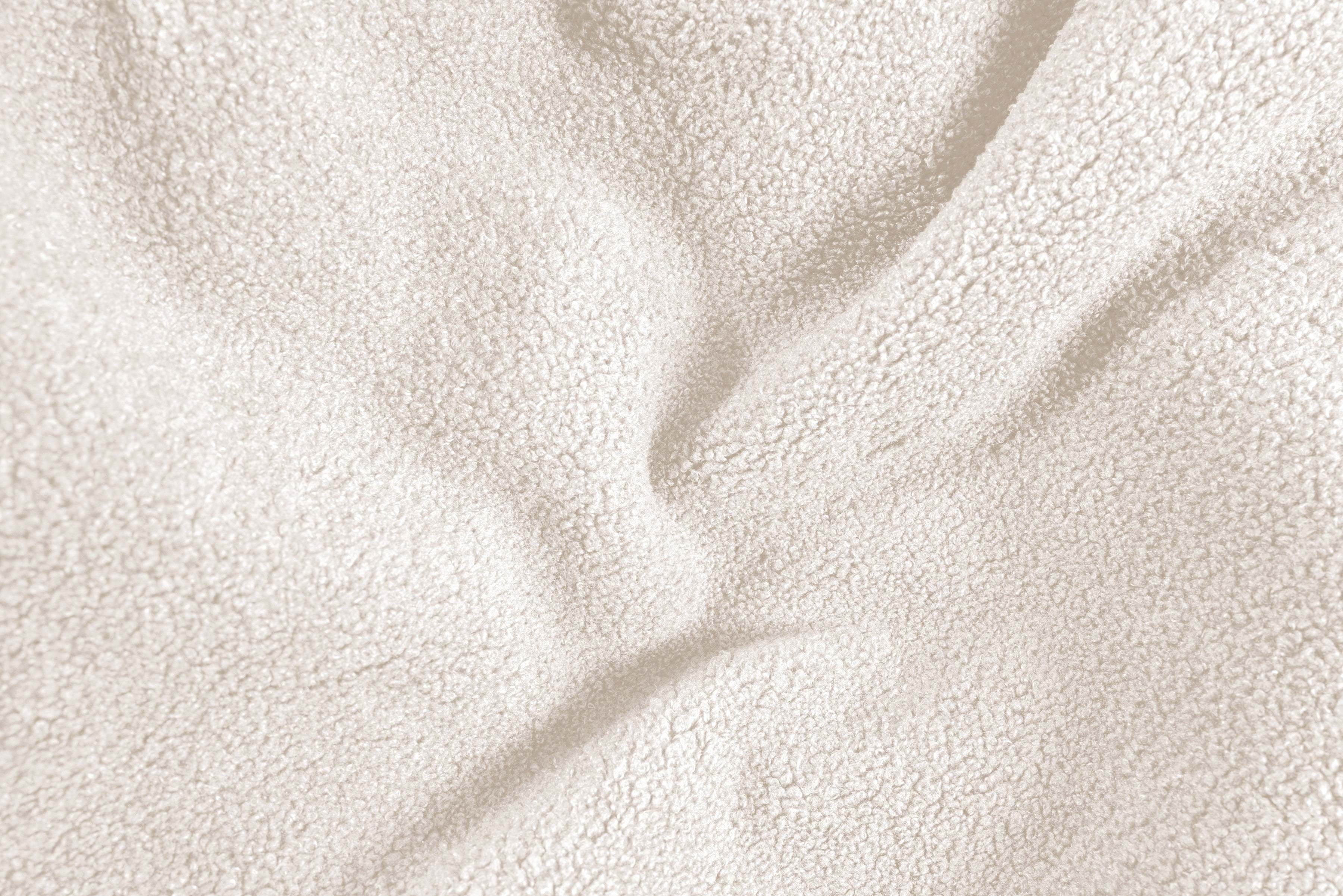 Gouchee Home Dotcom Woolly Bouclé – Pouf rond moderne avec rembourrage en polystyrène haute densité – Polyester doux et texturé pour salon ou bureau