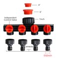thumbnail image 2 of Amdohai 4 Way Garden Hose Splitters Diverter Tap Hose Connector, 2 of 7
