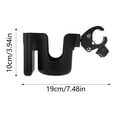 thumbnail image 2 of Universal Bike Water Bottle Holder and Phone Mount Storage Rack for Cycling Scooter Stroller Wheelchair Outdoor Sports, 2 of 4
