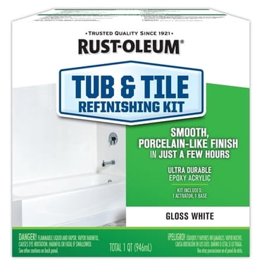 Tub & Tile Touch Up Gloss White Paint Kit