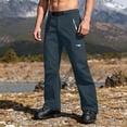 thumbnail image 4 of Cameland Unisexe Décontracté à la Mode Uni Patchwork Fermeture Éclair Multiples Poches Pantalon de Ski, 4 of 9