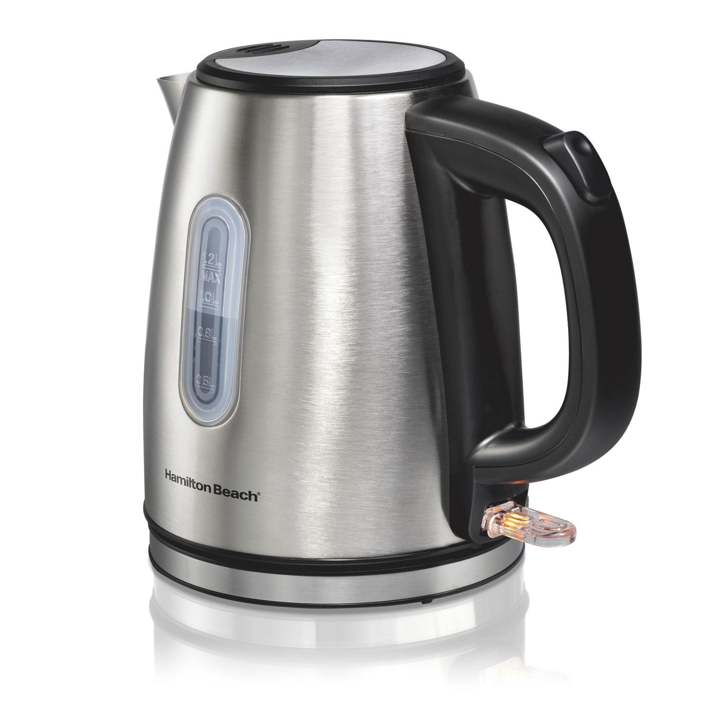 Hamilton Beach Cordless Electric Kettle, Stainless Steel, 1.2 L (5 Cup), 1500 Watts, Automatic Shutoff, 40852C
