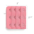 thumbnail image 3 of INSPIRE CHIC Rallonges de Soutien-Gorge pour Femmes à 3 Crochets 3 Rangées Bretelle de Soutien-Gorge Extensible Boucle Crochets Bande de Soutien-Gorge Rose 10, 3 of 5