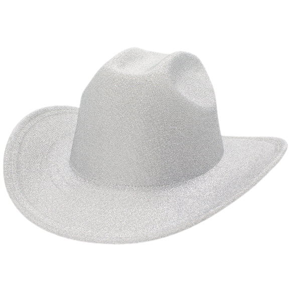 CIMAXIC Party Party Cowboy Hat Decorative Hat Shiny Cowboy Or Cowgirl Hat Party Supplies,15.75"X12.99"X5.51"