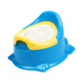 thumbnail image 2 of Baby Potty, Kids Training Toilet Seat, with Handle Trainer Non Slip Stable ,Baby Blue, 2 of 8