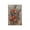 C, variant on Metal Wall Art 30 cm x 20 cm Three Dimensional Simulated Wrought Iron Sheet Decor with Waterproof and Sunburn Protection