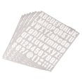 thumbnail image 1 of Uxcell 1 inch Self Adhesive Waterproof Vinyl Letter Number Sticker Set, 8 Sheet White, 1 of 6