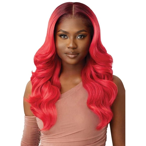 Outre Perruque en Dentelle - Ligne de Cheveux Parfaite 13X6 - Atlas (3DR4/Châtain Ombré)