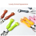 thumbnail image 4 of 2Pcs Kids Silverware Travel Carry Set Children Portable Tableware Toddler Utensils Kids Spoon & Fork, 4 of 8