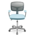 thumbnail image 2 of Gymax Chaise de Bureau pour Enfants à Hauteur Réglable Chaise d'Étude pour Enfants avec Roulettes Universelles Automatiques Bleu, 2 of 7
