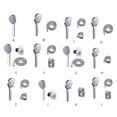 thumbnail image 3 of Pommeau de Douche Plastique Détachable Multi-modes Réglable Électroplaque Suspendue Anti-Rouille Remplacement Pulvérisateur Haute Pression Arroseur Type8, 3 of 9