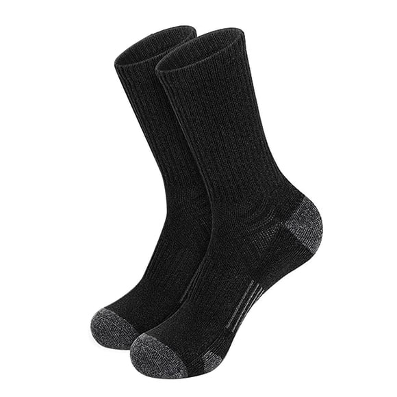 WZXFASHION Men's Medium Tube Socks Solid Color Socks Basketball Sport Medium Tube Socks Autumn And Winter Men's Long Tube Socks Clothing Shoes & Accessories Black One Size