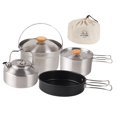 thumbnail image 2 of jinwen Camping Cookware Set Pot Portable Cooking Set Camping Pot and Pan Kettle Outdoor, 2 of 9