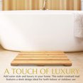 thumbnail image 3 of Tapis de Bain en Bambou, Tapis de Bain en Bambou Confortable Multifonctionnel Large Application pour Entrée, 3 of 8