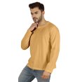 thumbnail image 3 of Inkmeso Men's Long Sleeve Cotton Basic Shirt Lightweight Solid T-Shirts, 3 of 7