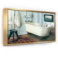 thumbnail image 1 of Cottage Salle de Bain Ancienne II - Salle de Bain Traditionnelle Encadrée Toile, 1 of 3