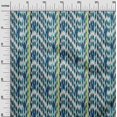 thumbnail image 2 of oneOone Georgette Viscose Fabric Stripe & Chevron Ikat Print Sewing Fabric BTY 42 Inch Wide, 2 of 4