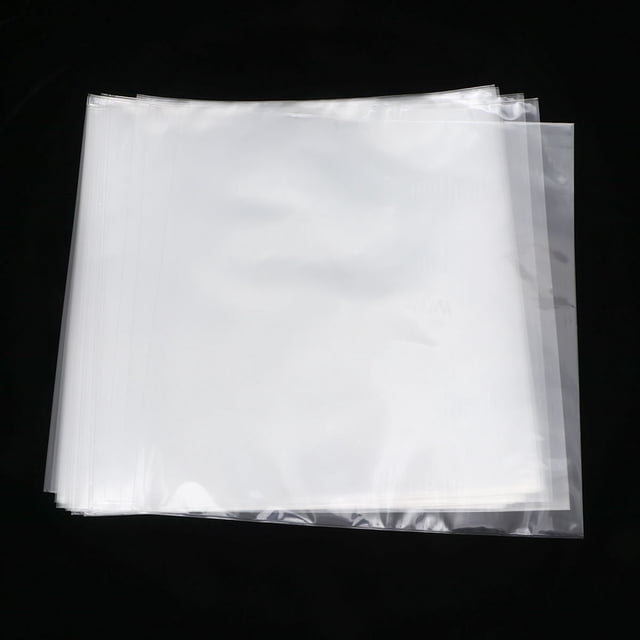 OULII 30 Pcs Pochettes de Protection en Vinyle Enveloppes CD Transparentes CPP pour Résistance aux Rayures Transport