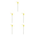 thumbnail image 2 of kurtrusly Wedding Decor With Simulated Calla - Choose Variety Of Colors And Styles With High 3D And Simulation Durable PU Pure Yellow 5PCS, 2 of 6