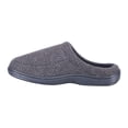 thumbnail image 3 of Isotoner® Men's Multi Tweed Hoodback Slippers, 3 of 5