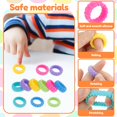 thumbnail image 3 of HLONK Fidgets Toys Sensory Rings Safe Kid Toy Ring Versatile Finger Spinner Rings Relaxing Texture Stress Toys Portable Toys Kids Sensory Rings Spiky Sensory Rings for Stress Reducing, 3 of 10