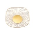 thumbnail image 1 of SHISUYAN Creative Nordic Style Iron Fruit Vegetable Bowl Desktop Fruit Basket (Golden), 1 of 8