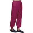 thumbnail image 2 of Atasi Mens Solid Rayon Readymade Pajama Ethnic Wear Adjustable Harem Pants, 2 of 5